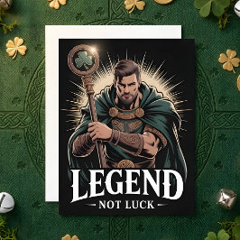 Cartão De Festividades St Patrick’s Day Card Celtic Legend