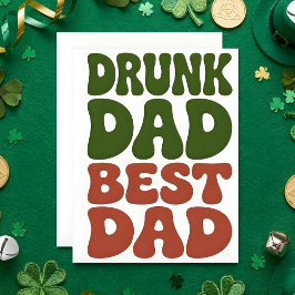 Cartão De Festividades St Patrick’s Day Card for Dad Funny