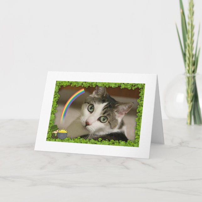 Cartão De Festividades St. Patrick's Day Gracey (Frente)