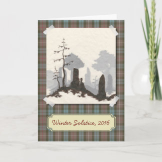 Cartão De Festividades Standing Stones Solstice / Holiday Card