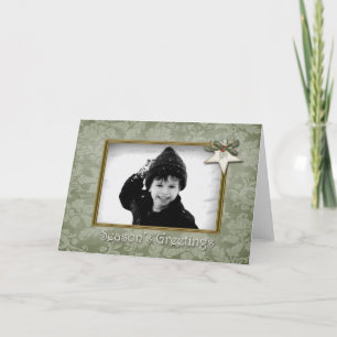 Cartão De Festividades Star Photo Card