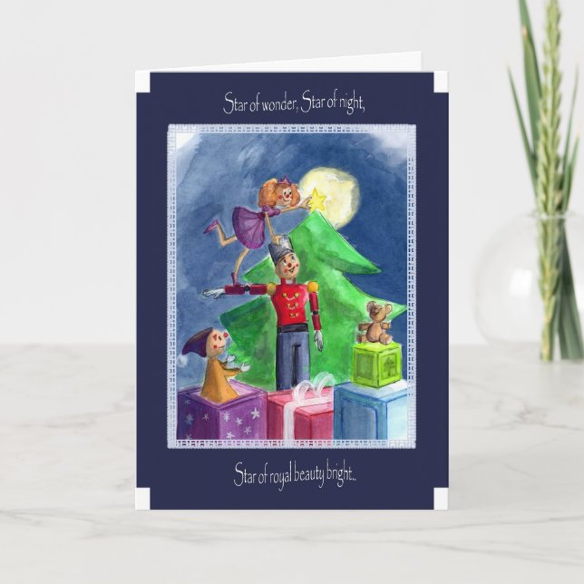 Cartão De Festividades Star so bright (Frente)