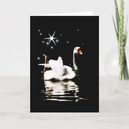 Cartão De Festividades Starlight Swan