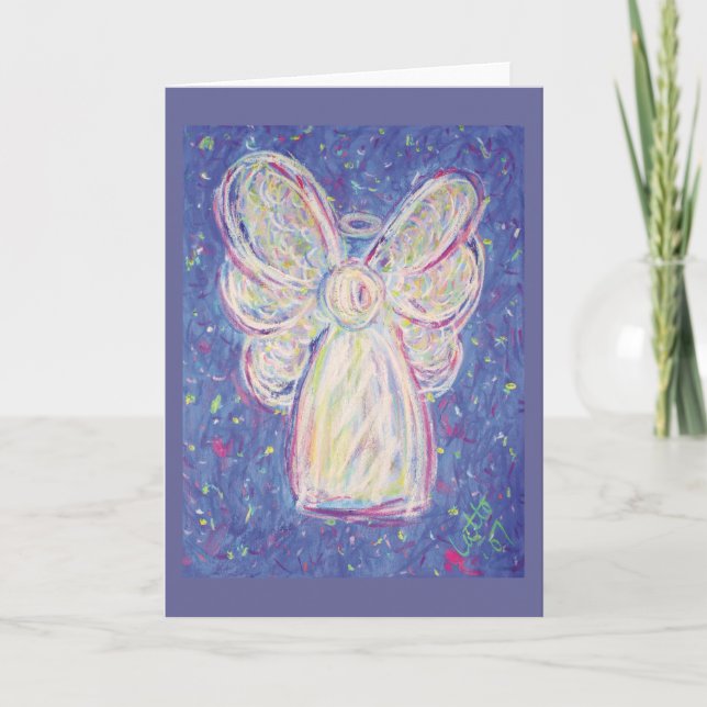 Cartão De Festividades Starry Night Angel Card (Frente)