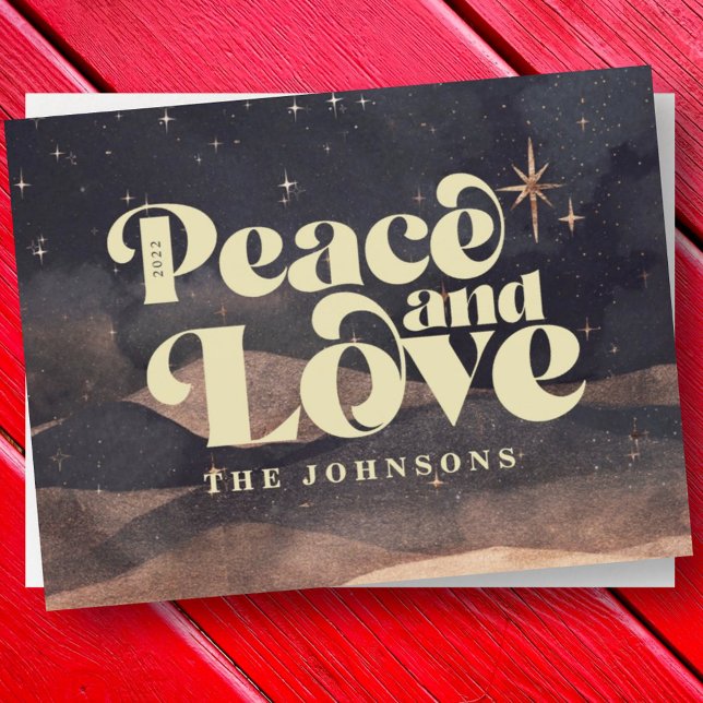 Cartão De Festividades Starry Night Winter Sky Modern Elegante Chic (Criador carregado)