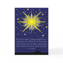 starry sky with luke 2:10-11