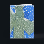 Cartão De Festividades Statue of Liberty in the Snow by Joel Anderson<br><div class="desc">The Statue of Liberty in the Snow is an original hand painted acrylic done by Joel Anderson. Joel Anderson wants his art to make people smile. He started drawing at age 5. Painting and graphics are a passion, and several of his works have already been published. Joel enjoys sharing his...</div>