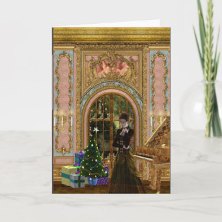 Cartão De Festividades Steampunk Christmas