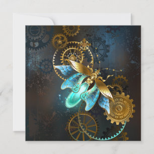 Cartão De Festividades Steampunk Firefly