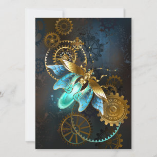Cartão De Festividades Steampunk Firefly
