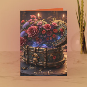 Cartão De Festividades Steampunk Romance