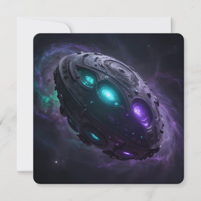 Cartão De Festividades Stellar Path – Journey Through the Universe´1 (Frente)