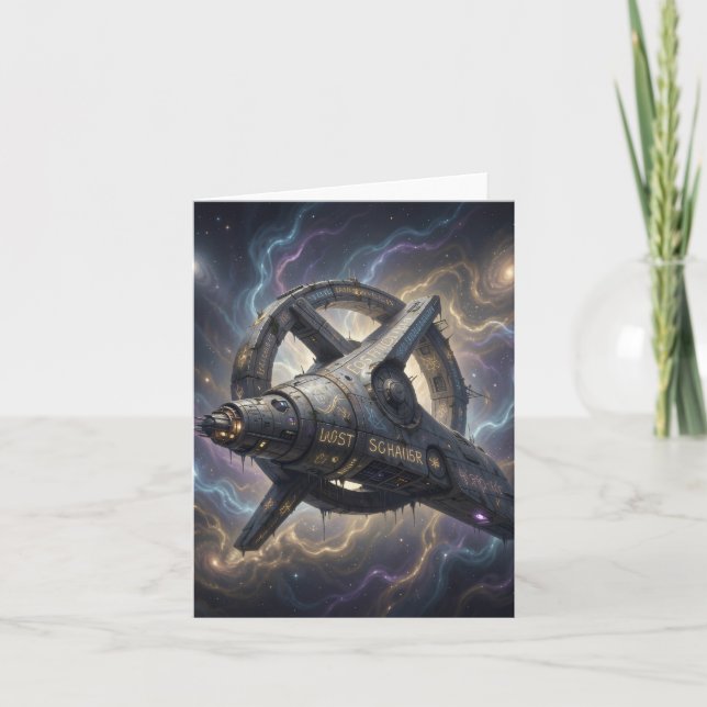 Cartão De Festividades Stellar Path – Journey Through the Universe´7 (Frente)