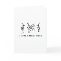 Stick Chickens Três Galinhas Francesas