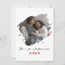 Cartão De Festividades Stole My Heart Valentine's Day Photo Personalized