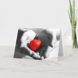 Cartão De Festividades Strawberry gift