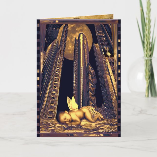 Cartão De Festividades Street Sleeper Holiday (Frente)