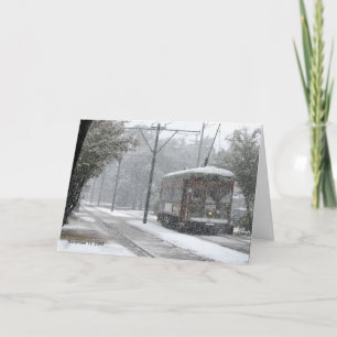 Cartão De Festividades Streetcar New Orleans, December 11, 2008