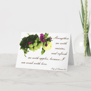 Cartão De Festividades strengthen me with raisins funny valentine