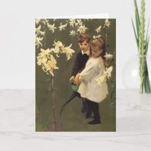 Cartão De Festividades Study of the Vickers Children