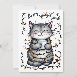 Cartão De Festividades Suco de Jingle da Mamãe 