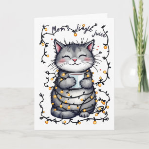 Cartão De Festividades Suco de Jingle da Mamãe 