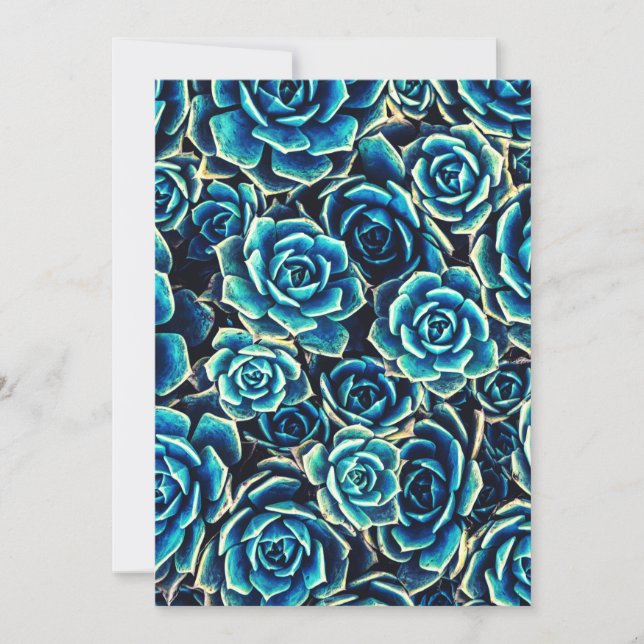 Cartão De Festividades Suculentes (Frente)