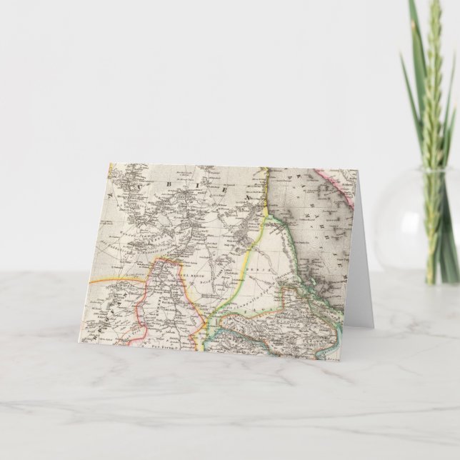 Cartão De Festividades Sudão, Etiópia (Frente)