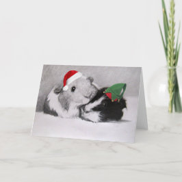 Cartão De Festividades Suíno Peege Guiné Natal Personalizável