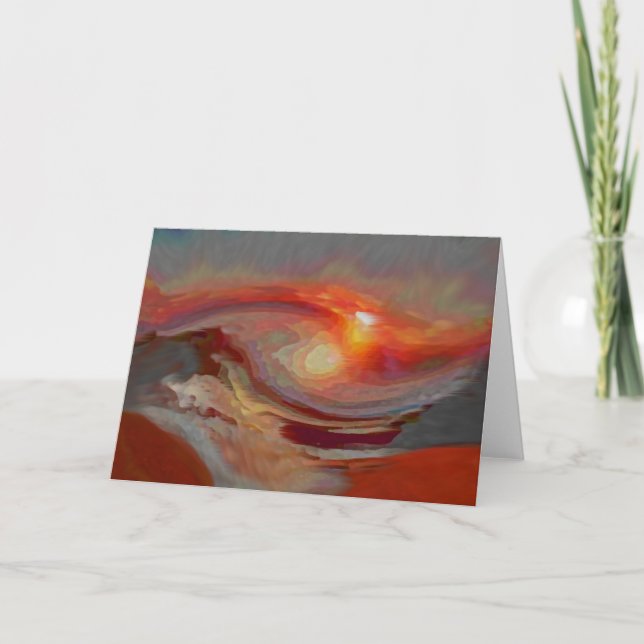 Cartão De Festividades Sundown (Frente)