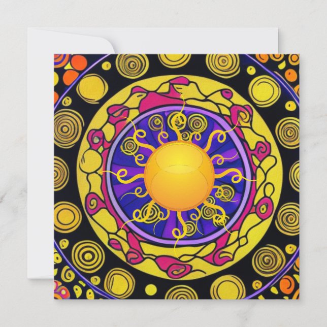 Cartão De Festividades Sunny Daze (Frente)