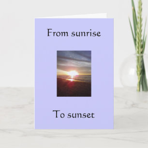 CARTÃO DE FESTIVIDADES SUNRISTA PARA SUNSET CHRISTMAS DESEJA
