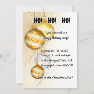 Cartão De Festividades Suntuosa Noite de Natal: Seu