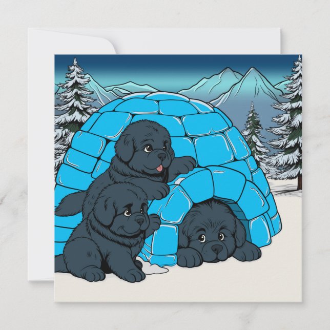 Cartão De Festividades Super tranquilo cachorro da Terra Nova  (Frente)