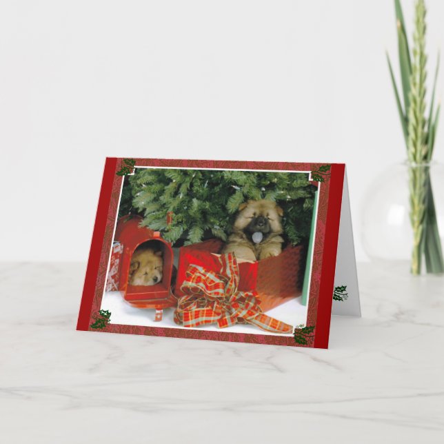 Cartão De Festividades Surpresa de Natal (Frente)