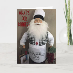 CARTÃO DE FESTIVIDADES SURPRESA DE NATAL PARA MÍGUIA/COZINHO FAVORITO