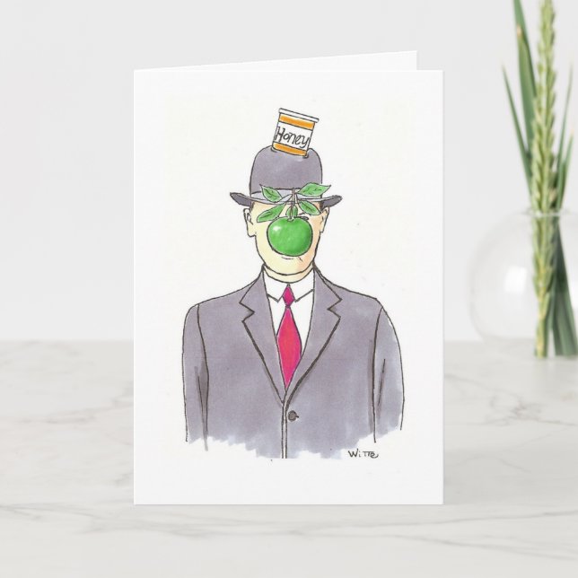 Cartão De Festividades Surreally great Rosh Hashanah greetings. (Frente)