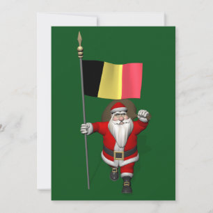 Cartão De Festividades Sweet Santa Claus, Alferes Da Bélgica
