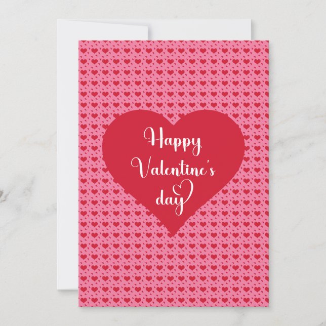 Cartão De Festividades Sweetheart Hearts Happy Valentine’s Day Card (Frente)