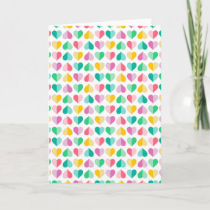 Cartão De Festividades Sweethearts in Multi Pastels