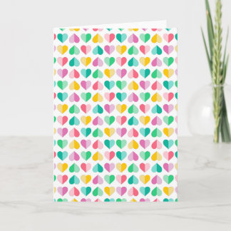 Cartão De Festividades Sweethearts in Multi Pastels