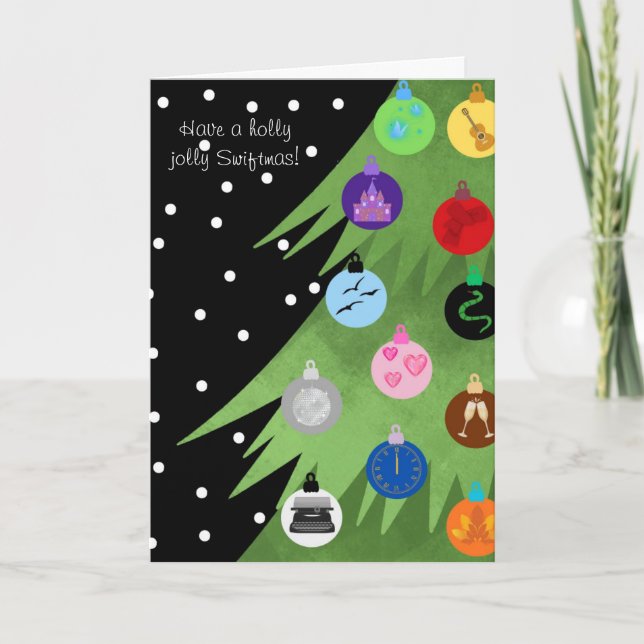 Cartão De Festividades Swiftmas Card (Frente)