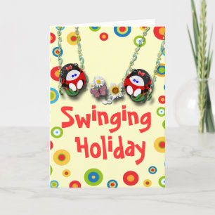 Cartão De Festividades Swinging Holiday
