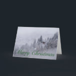 Cartão De Festividades Swiss Winter Merry Christmas Blank Card<br><div class="desc">Send your wishes for Christmas with these cards featuring an original photograph from Captured Glimpses!</div>