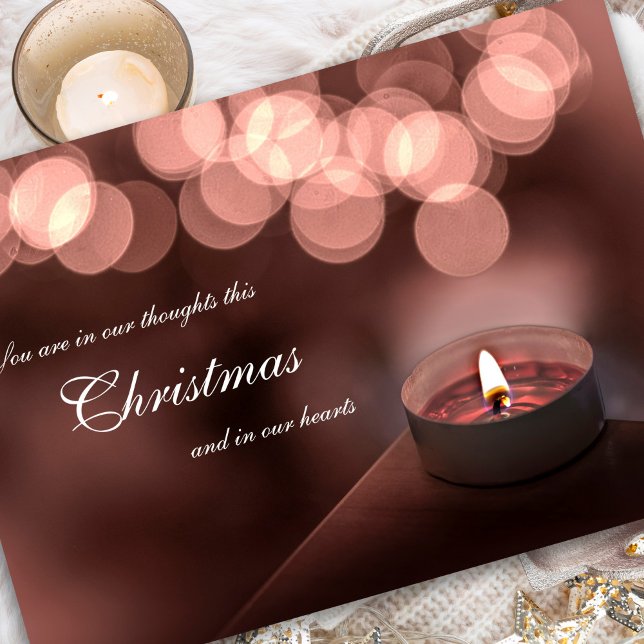 Cartão De Festividades Sympathy Cards Christmas | Heartfelt Wishes (Sympathy Remembrance Thinking Of You Card)