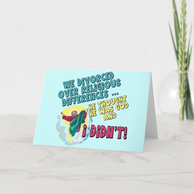 Cartão De Festividades T-shirts divertidas e doações para ela (Frente)