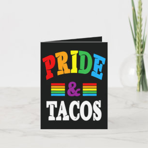 Cartão De Festividades Tacos Orgulho Lgbt Lgbtq Gay