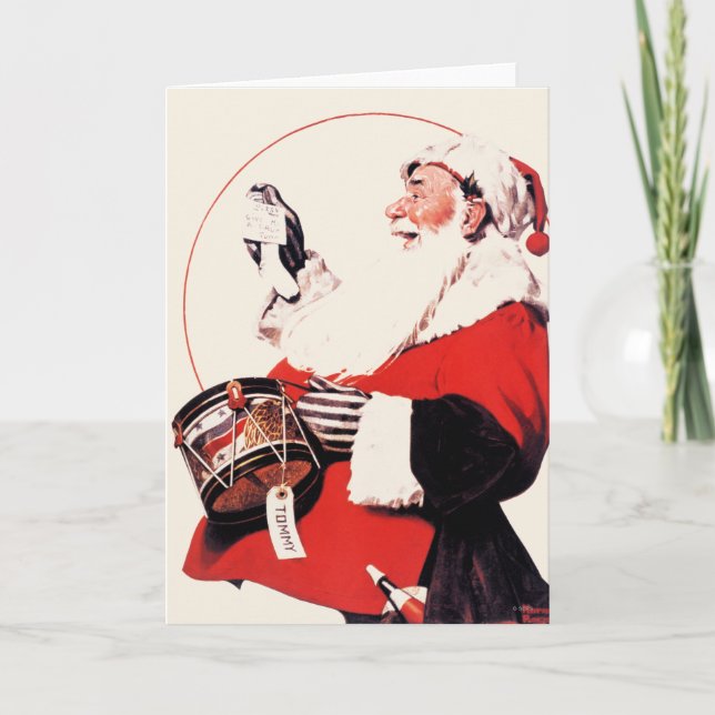 Cartão De Festividades Tambor para Tommy (Frente)