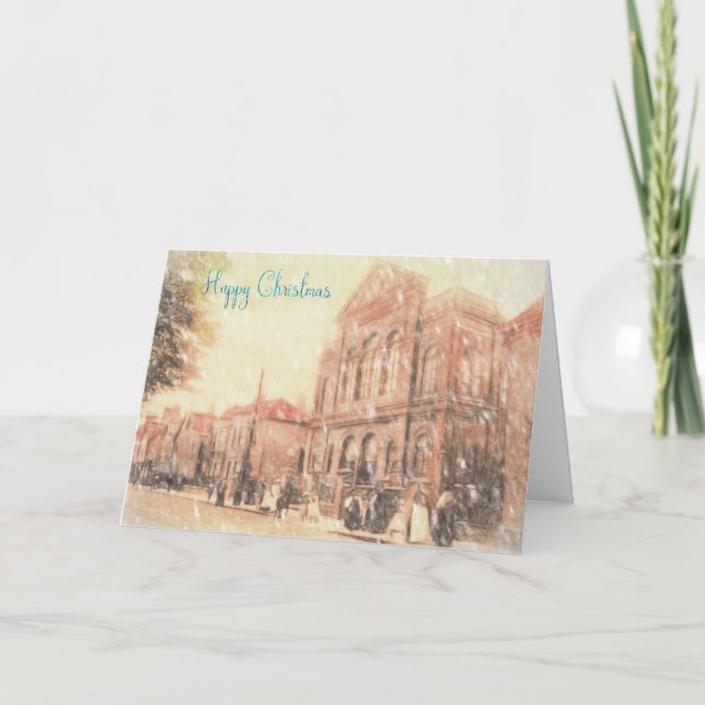 Cartão De Festividades Tamworth victoria Road Christmas Card (Frente)