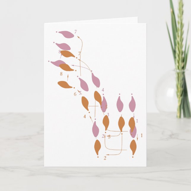 Cartão De Festividades Tango of Love Card (2 Women) (Frente)